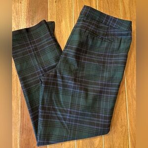 Talbots Plaid Dress Ankle pants. 10